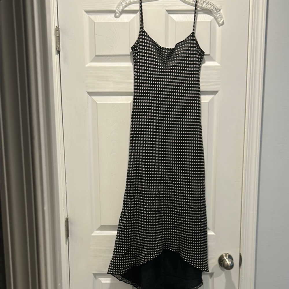 Black and White Checkered Dress